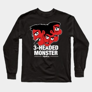 3-Headed Monster Long Sleeve T-Shirt